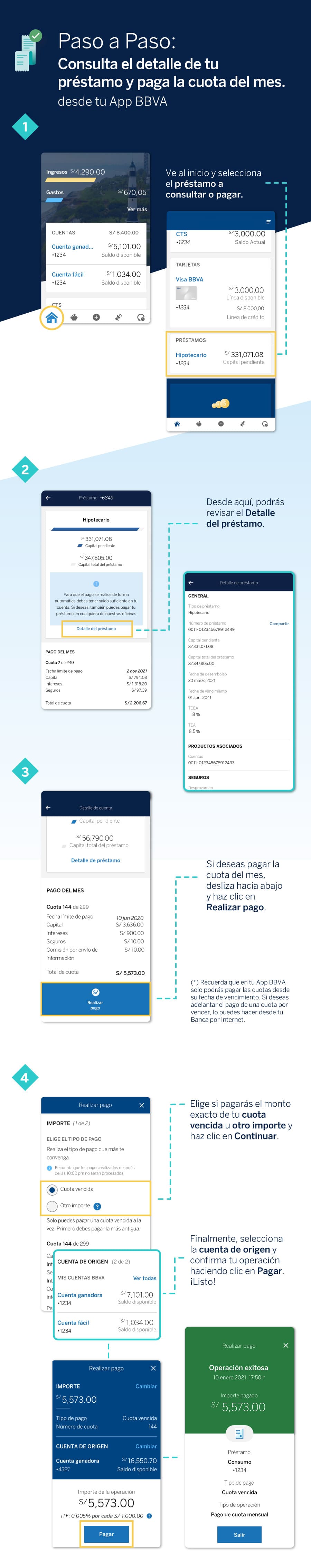 Paga La Cuota De Tu Préstamo | BBVA Perú