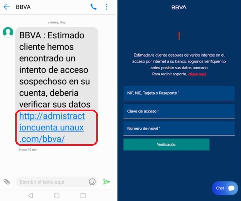 Alerta De Estafa | BBVA Perú